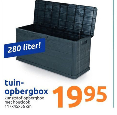 oud rust Verwachting tuinstoelkussenbox folder aanbieding bij Action - details