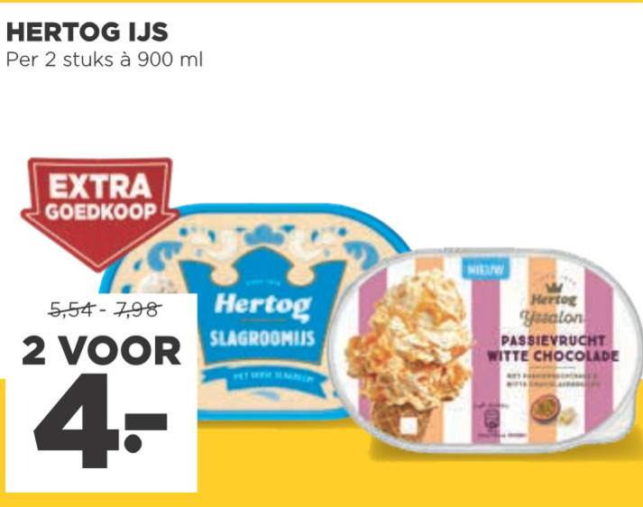 Hertog   ijsspecialiteit folder aanbieding bij  Jumbo - details