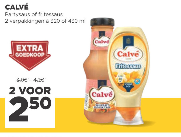 Calve   fritessaus, snacksaus folder aanbieding bij  Jumbo - details