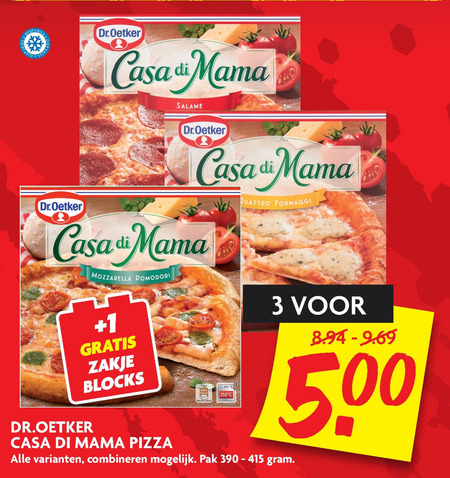 Dr Oetker   diepvriespizza folder aanbieding bij  Dekamarkt - details