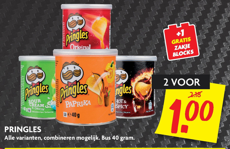 Pringles   chips folder aanbieding bij  Dekamarkt - details