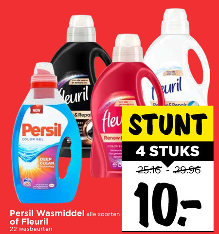 Fleuril   wasmiddel folder aanbieding bij  Vomar - details