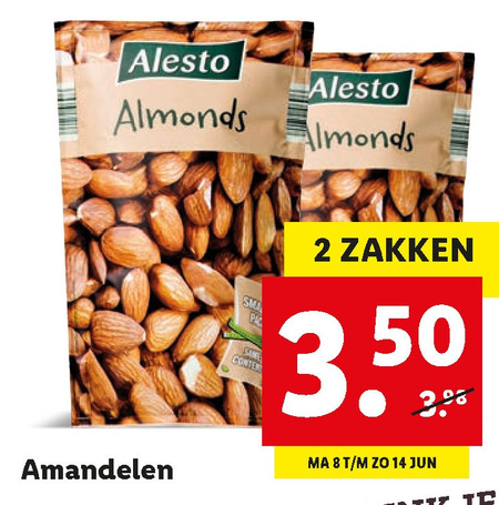 Alesto   amandelen folder aanbieding bij  Lidl - details