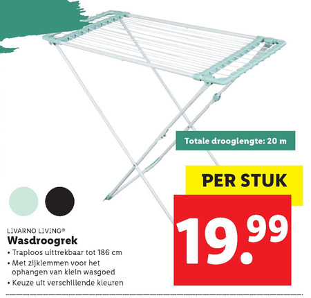 Livarno   droogrek folder aanbieding bij  Lidl - details