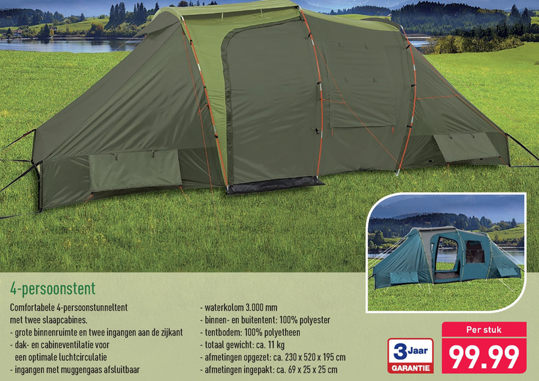 pijp Sophie Almachtig tent folder aanbieding bij Aldi - details