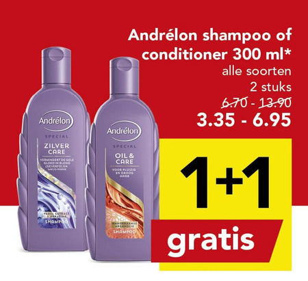 Andrelon   shampoo, conditioner folder aanbieding bij  Deen - details