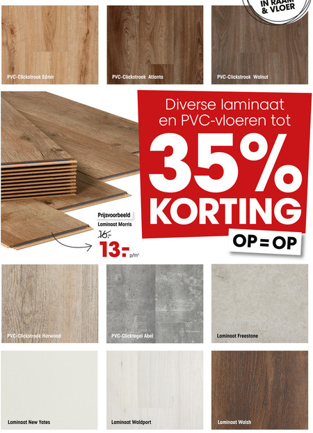 ader Geaccepteerd Pekkadillo kunststof vloer, laminaat folder aanbieding bij Kwantum - details