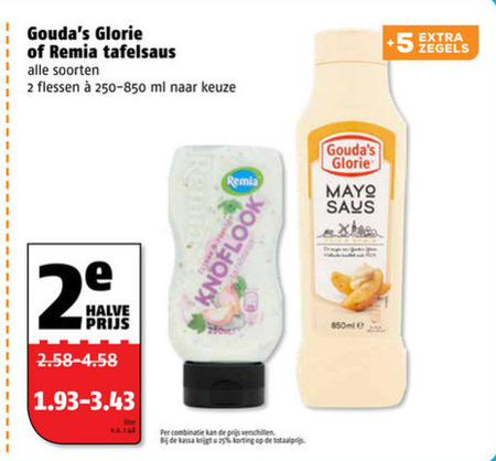 Goudas Glorie   snacksaus folder aanbieding bij  Poiesz - details