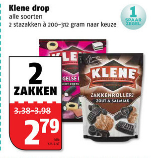 Klene   drop folder aanbieding bij  Poiesz - details