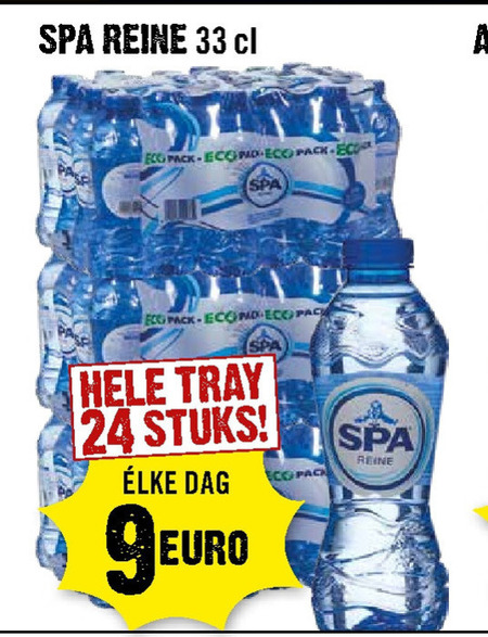 Spa   mineraalwater folder aanbieding bij  Dirck III - details