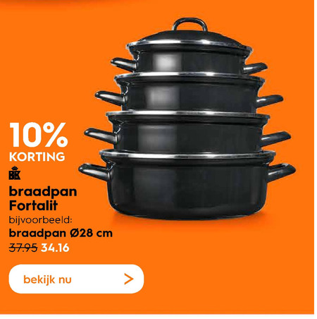 BK   braadpan folder aanbieding bij  Blokker - details