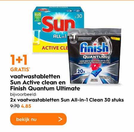 Sun   vaatwasmiddel folder aanbieding bij  Blokker - details