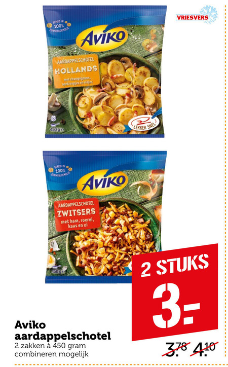 Aviko   aardappelproduct folder aanbieding bij  Coop - details