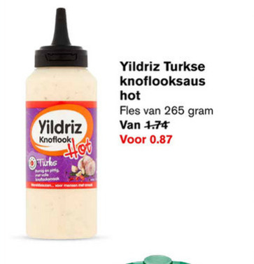 Yildriz   snacksaus folder aanbieding bij  Hoogvliet - details