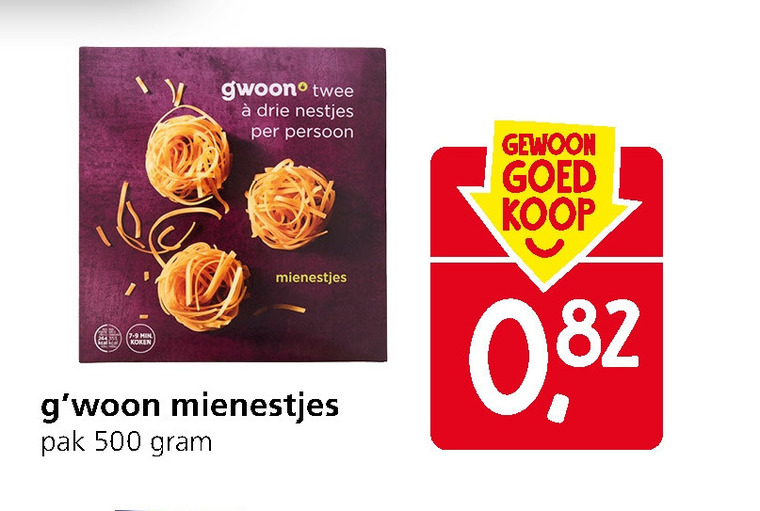 Gwoon   mie folder aanbieding bij  Jan Linders - details