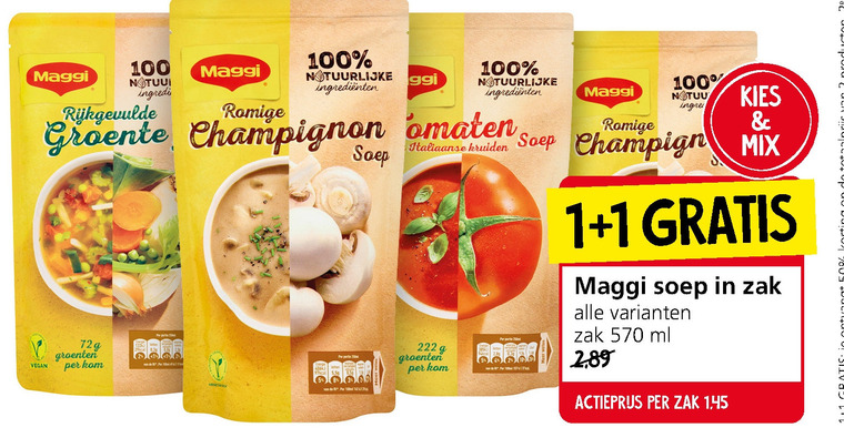 Maggi   soep folder aanbieding bij  Jan Linders - details