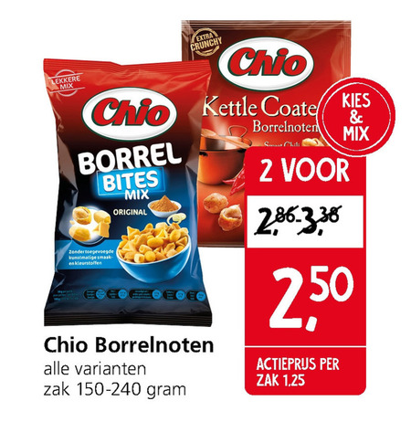 Chio   borrelnootjes folder aanbieding bij  Jan Linders - details