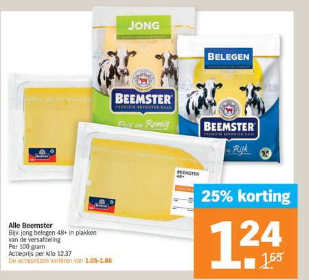 Beemster   kaas, kaasplakken folder aanbieding bij  Albert Heijn - details