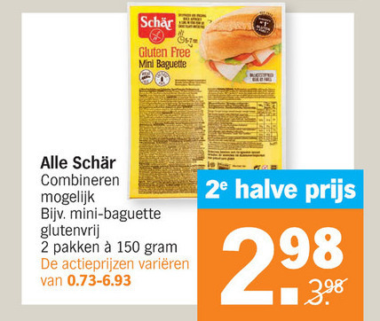 Schar   glutenvrijassortiment folder aanbieding bij  Albert Heijn - details