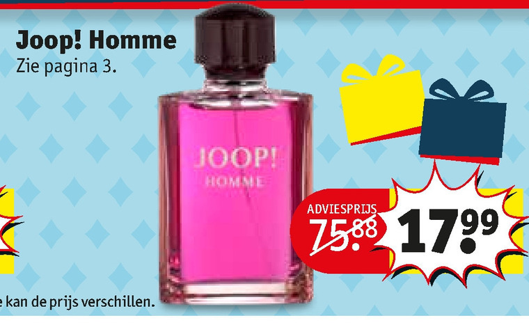 Joop   eau de toilette folder aanbieding bij  Kruidvat - details