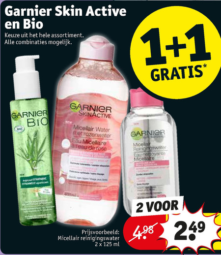 Garnier Skin Active   reinigingslotion, dagcreme folder aanbieding bij  Kruidvat - details