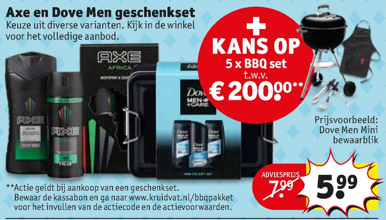 Axe   geschenkset folder aanbieding bij  Kruidvat - details