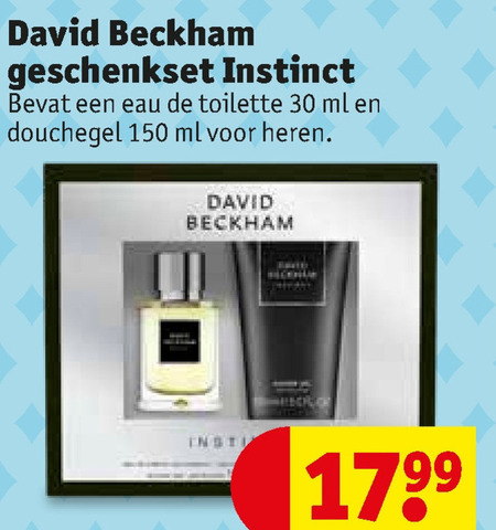 David Beckham   parfum geschenkset folder aanbieding bij  Kruidvat - details