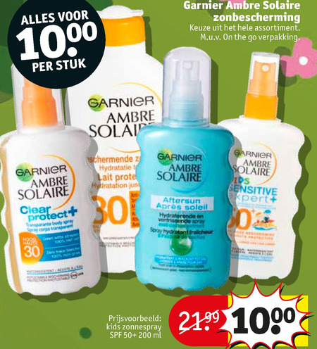 Ambre Solaire   aftersun, zonnebrandolie folder aanbieding bij  Kruidvat - details