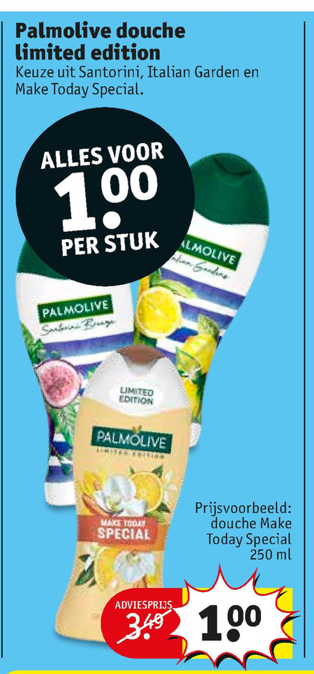 Palmolive   douchegel folder aanbieding bij  Kruidvat - details