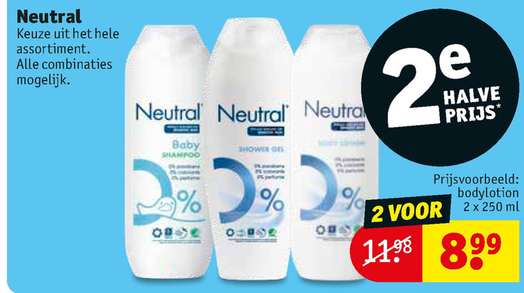 Neutral   deodorant, babyshampoo folder aanbieding bij  Kruidvat - details