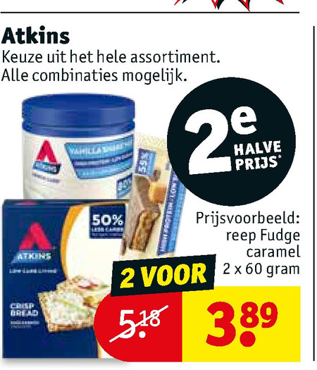 Atkins   afslankmaaltijd folder aanbieding bij  Kruidvat - details