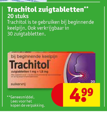 Trachitol   huisapotheek folder aanbieding bij  Kruidvat - details