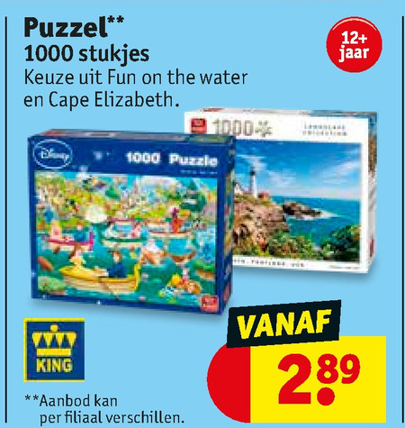 Succes schaal vaak King legpuzzel folder aanbieding bij Kruidvat - details