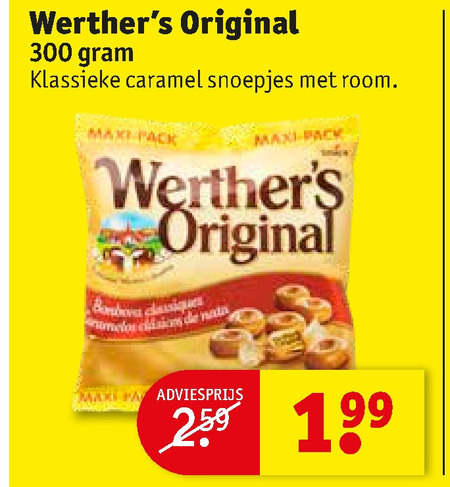 Werthers Original   snoep folder aanbieding bij  Kruidvat - details