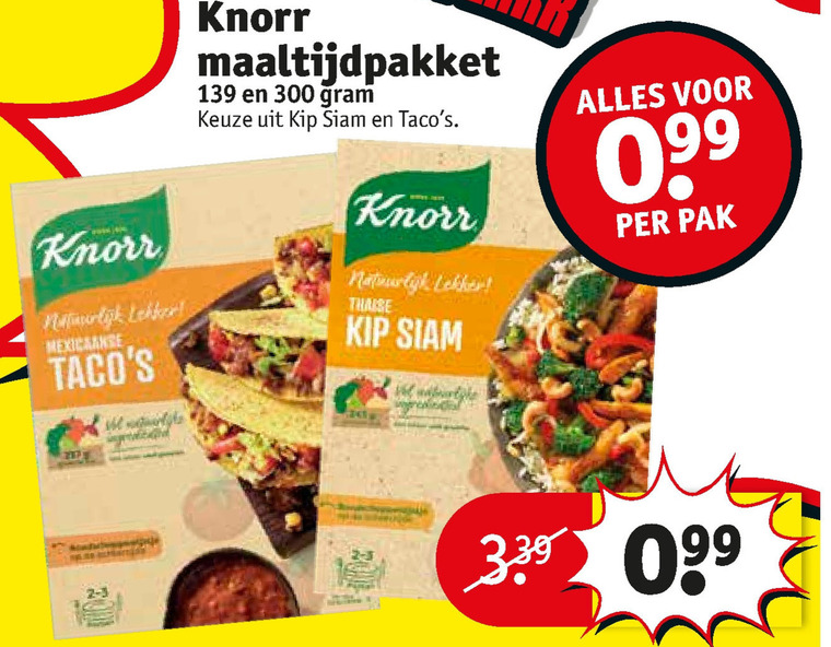 Knorr   maaltijdmix folder aanbieding bij  Kruidvat - details