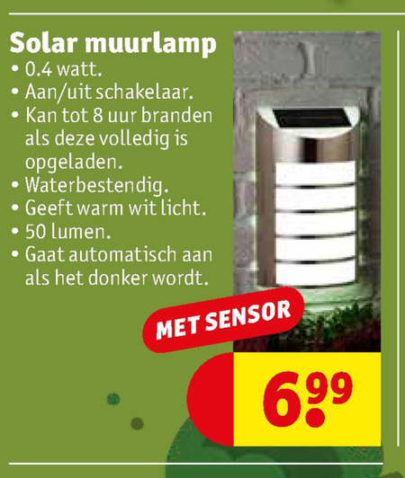 Kauwgom Briljant Familielid solarlamp folder aanbieding bij Kruidvat - details