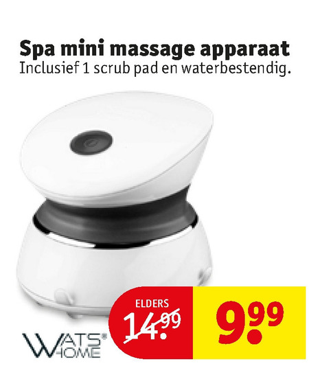 Watshome   massageroller folder aanbieding bij  Kruidvat - details