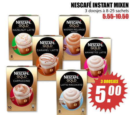 Nescafe   oploskoffie folder aanbieding bij  MCD Supermarkt Basis - details