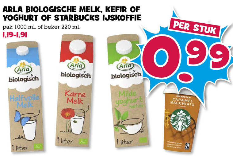 Arla   melk, yoghurt folder aanbieding bij  Boons Markt - details