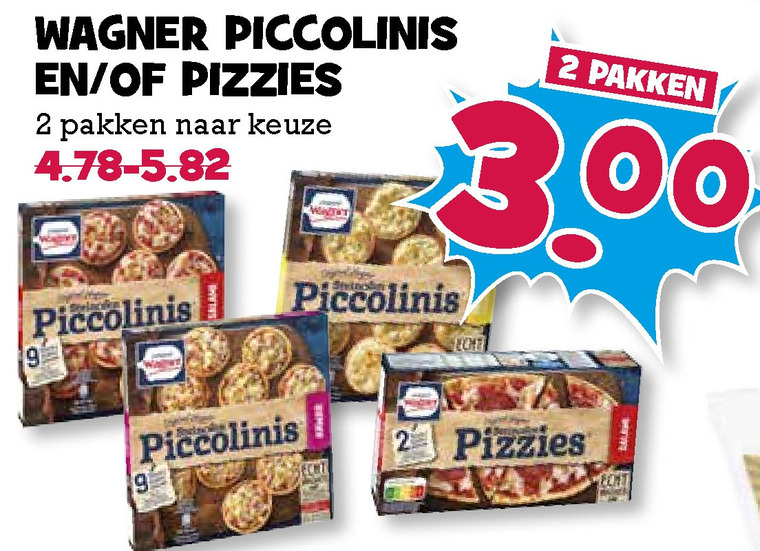 Wagner   diepvriespizza folder aanbieding bij  Boons Markt - details