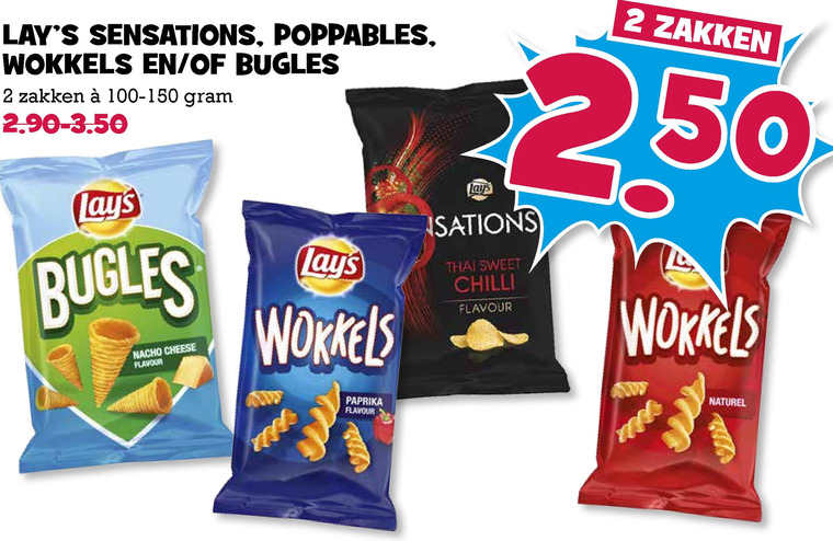 Lays   chips, zoutje folder aanbieding bij  Boons Markt - details