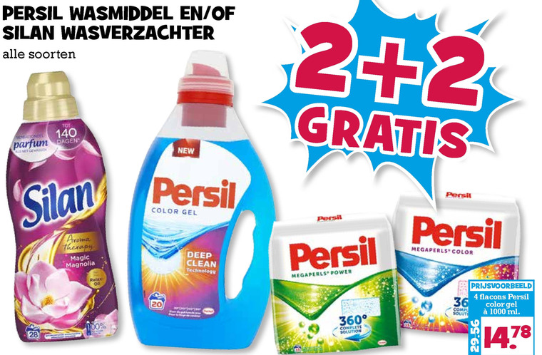 Persil   wasmiddel, wasverzachter folder aanbieding bij  Boons Markt - details