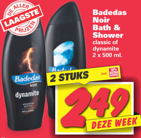 Badedas   douchegel folder aanbieding bij  Nettorama - details