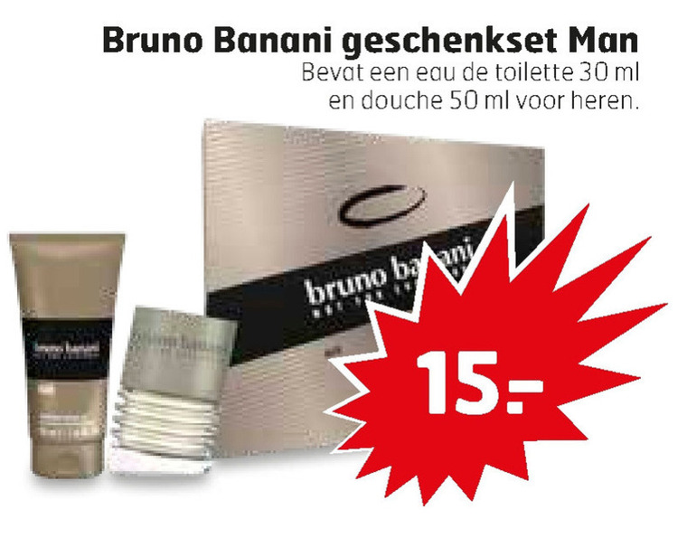 Bruno Banani   parfum geschenkset folder aanbieding bij  Trekpleister - details