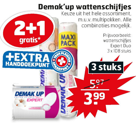 Demak up   wattenschijfjes folder aanbieding bij  Trekpleister - details