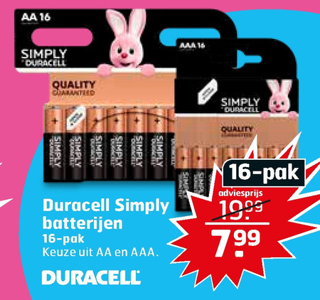 Duracell   batterij folder aanbieding bij  Trekpleister - details