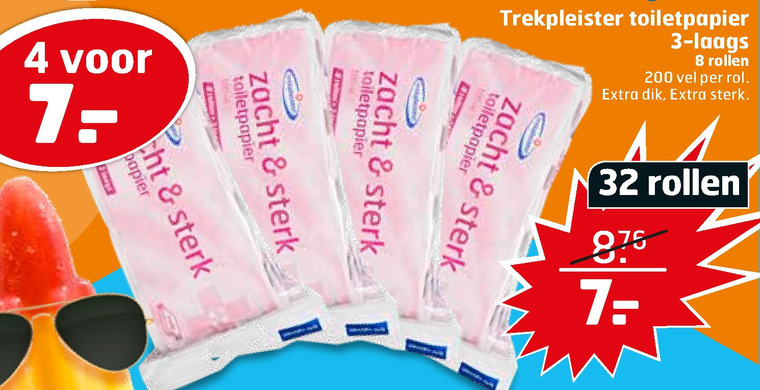 Trekpleister Huismerk   toiletpapier folder aanbieding bij  Trekpleister - details