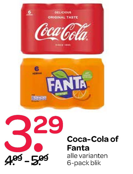 Fanta   cola, frisdrank folder aanbieding bij  Spar - details