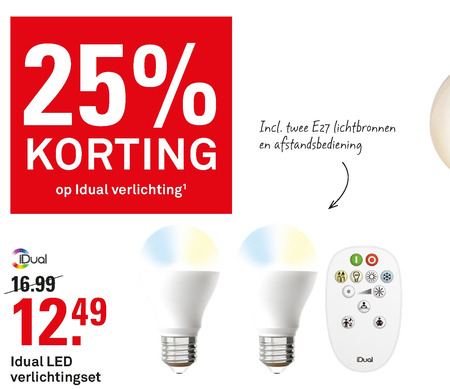 iDual   smart ledlamp folder aanbieding bij  Karwei - details