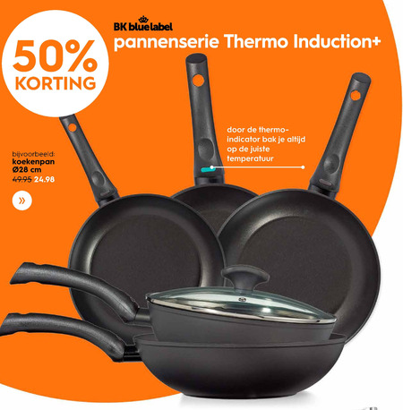 BK   hapjespan, wokpan folder aanbieding bij  Blokker - details